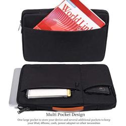 13-13.5 Inch Laptop Briefcase Men Women Bag with Handle for Dell Inspiron 13 5000 7000/XPS 13 7390, New Macbook Pro 13 A2338, Lenovo Yoga 720/730 13, Acer Aspire R13, HP Pavilion/HP Envy 13 Case,Black