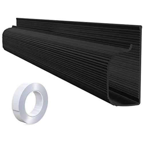 Updated 94'' J Channel Cable Raceway - Desk Cord Organizer - Computer Cable Management Under Desk with 196'' Mounting Tape - 6 Count Desk Cable Tray for Office, Home (6X 15.7 Each, Medium, Black) Updated 94'' J Channel Cable Raceway - Desk Cord Organizer - Computer Cable Management Under Desk with 196'' Mounting Tape - 6 Count Desk Cable Tray for Office, Home (6X 15.7 Each, Medium, Black)