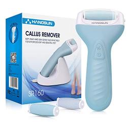 Hangsun Callus Remover for Feet Electronic Foot File Pedicure Tools Professional Pedi Perfect Electric Dead Hard Skin Removal Kit SR160 with IPX7 Waterproof Wet&Dry Use