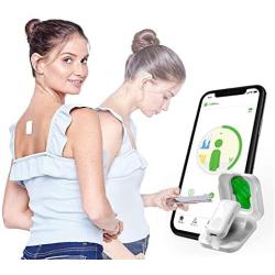 Upright GO 2 NEW Posture Trainer and Corrector for Back Strapless, Discreet and Easy to Use Complete with App and Training Plan Back Health Benefits and Confidence Builder