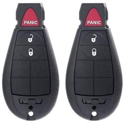 2pcs Key Fob Compatible for Dodge, Chrysler 300, Chrysler Town and Country, BestRemotes 3 Button Keyless Entry Car Remote Control Key Fob Replacement for M3N5WY783X IYZ-C01C