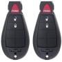 2pcs Key Fob Compatible for Dodge, Chrysler 300, Chrysler Town and Country, BestRemotes 3 Button Keyless Entry Car Remote Control Key Fob Replacement for M3N5WY783X IYZ-C01C
