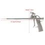 Wendry Stainless Steel Caulking Foaming Gun, Foam Expanding Spray Gun Sealant Dispensing PU Insulating Applicator Tool Easy to Use and Clean