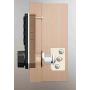 FJM Security Products Combi-Cam E, 7910-K10, Electronic Cabinet Lock, Black Finish