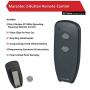 Marantec M3-2312 (315 MHz) 2-button Garage Door Opener Remote, Gray