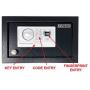 Ablehome Digital Electronic Drawer Safe Hidden Security Box Jewelry Gun Cash Portable (Fingerprint Reader Biometric Black)