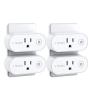 Smart Plugs That Work with Alexa, TECKIN 15A Alexa Smart Plugs with Remote Control, Schedule and Timer Function, FCC ETL Certification, No hub Require, 4 Pack