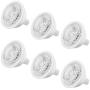 Hyperikon LED MR16 Light Bulb GU5.3 6W=40-50W, Bi-Pin Base, 12V Spot Lighting, UL, Energy Star, Warm White, 6 Pack