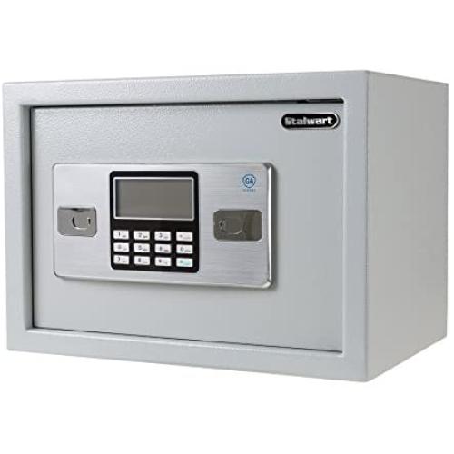 Electronic Digital Keypad Personal Home Safe – Dual Key Entry Wall Or Floor Mount for Medicine, Jewelry, Handgun, Cash Or Documents
