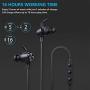 Wireless Headphones, Boltune Bluetooth Headphones with Magnetic Connection, 16 Hrs Work Time IPX7 Waterproof Bluetooth 5.0 Sports Earphones for Running Built-in Mic