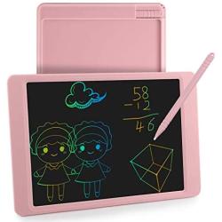 Lacoti LCD Writing Tablet,Kids Writing Board and Electronic Doodle Pad,10 Inch Colorful Drawing Tablet Toy for Kids Learning and Graffiti Gift(Pink)