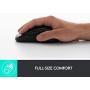 Logitech MK550 Wireless Wave Keyboard and Mouse Combo - Includes Keyboard and Mouse, Long Battery Life, Ergonomic Wave Design - Black