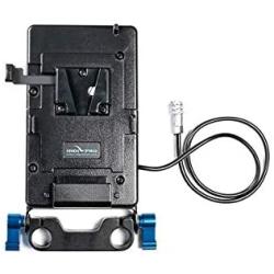 IndiPRO 20'' V-Mount Plate for Blackmagic Pocket Cinema Camera 4K with 15mm Rod System