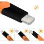 iPhone Charger, Haribol iPhone Lightning Cable Apple MFi Certified 4Pack[ 3.3FT 6.6FT 10FT] Nylon Braided Charging Cable for iPhone Xs/Max/XR/X/8/8Plus/7/7Plus/6S/6S Plus/SE/iPad/Nan More(Orange)