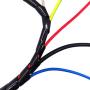 1 PCS 3/8'' Cable Spiral Wire Wrap(Wrapping Range:0.35''-2.8''，Length 26 ft) Wire Cable Management,Spiral Wire Wrap Cord for Computer and TV，Protect Pets from Chewing，Black-Spiral Cable Wrap