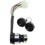 WOOSTAR 5 Wire Ignition Key Switch Replacement for 50cc 70cc 90cc 110cc 125cc 150cc 200cc 250cc Dune Buggy Go Kart ATV 4 Wheeler Quad