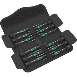 Wera Kraftform Micro Screwdriver Set 12: 5 Slot 2 Ph 3 Hex 2 TX