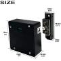 WOOCH Electronic Cabinet Lock, Hidden DIY RFID Lock with USB Cable for Wooden Cabinet Drawer Locker Cupboard (2 Pack)