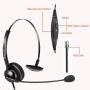 Beebang 2.5mm Cordless Phone Headset, Telephone Headset with Noise Canceling Mic Work for AT&T Panasonic Cisco Grandstream Polycom Vtech Uniden and Wireless Dect Phones