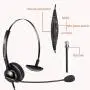 Beebang 2.5mm Cordless Phone Headset, Telephone Headset with Noise Canceling Mic Work for AT&T Panasonic Cisco Grandstream Polycom Vtech Uniden and Wireless Dect Phones