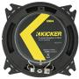 KICKER CS Series CSC4 4 Inch Car Audio Speaker with Woofers, Yellow (2 Pack)