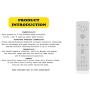 Yosikr Wireless Remote Controller for Wii Wii U - 1 Pack White