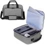 Luxja Projector Case, Projector Bag with Protective Laptop Sleeve, Projector Carrying Case with Accessories Pockets, Large(16 x 11.5 x 5.75 Inches), Gray