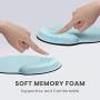 VicTsing Keyboard Wrist Rest and Mouse Pad with Wrist Support, Ergonomic Mouse Pad, Durable & Comfortable & Lightweight for Easy Typing, Pain Relief, Memory Foam Keyboard Pad Set for Laptop/Mac, Green