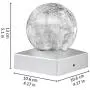 4x4 Solar Post Cap Lights - SunnyPark Deck Fence Outdoor Railing Lights Decorative Solar Powered Gazing Ball Caps LED Lamp for Garden, Patio, Pathway