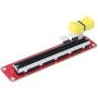 HiLetgo 5pcs 10K Logarithmic Slide Potentiometer Log Slide Pot Potentiometer Module Dual Output for Arduino AVR Electronic Block