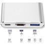 USB-C to HDMI Adapter (Supports 4K / 30Hz) - Type- C 3 in 1 Converter Cable for 2017 / 2018 MacBook Pro, MacBook, Mac Pro, iMac, Chromebook, & More USB 3.0 Type-C Devices