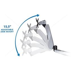 Mount-It! Expandable Two Monitor Computer Desk Mount Spring Arm Quick Release (MI-45116)