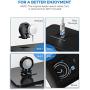 Seneo Wireless Charger, 2 in 1 Wireless Charging Station with iWatch Charger Stand for iWatch 5/4/3/2, 7.5W Qi Fast Charger for iPhone 12/12 Pro/11/11 Pro Max/XR/XS/X/8/8P (with QC3.0 Adapter)