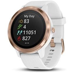 Garmin 010-01769-09 Vívoactive 3, GPS Smartwatch with Contactless Payments and Built-in Sports Apps, White/Rose Gold