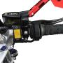 Taiss 12V 7/8″(22mm) Universal Motorcycle Handlebar Switch for U5 U7 U2 Motorcycles Scooter Electrombile Motorbike Headlight Yellow On Off Button F001-Y