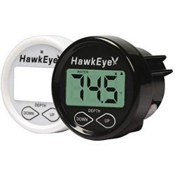 HawkEye DT2BX-TM In-Dash Depth Sounder with Air and Water Temperature (Includes Airmar Transom Mount Transducer)