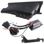 HOZAN Left-Hand-Drive A-Pillar Switch Pod with 4 Rocker Switch Power up to 4 LED Offroad Lights and Accessories Compatible with Jeep Wrangler JK 2011-2017