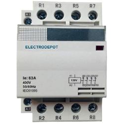 40 Amp 4 Pole NC Normally Closed Lighting Contactor IEC 120V Coil 934004