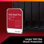 Western Digital 10TB WD Red Pro NAS Internal Hard Drive - 7200 RPM Class, SATA 6 Gb/s, CMR, 256 MB Cache, 3.5'' - WD102KFBX