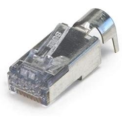 Platinum Tools Ezex44 Shielded RJ45 External Ground Connector 25/Clamshell Accessory Box (100025C)