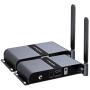 TNP Wireless HDMI Transmitter and Receiver Kit - Wireless HDMI Extender Adapter Signal Amplifier Booster Repeater for Up to 150 Feet with IR Remote Control Receiver & Blaster HD Video Audio 1080P