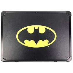 Vaultz Locking Storage Chest/Dorm Storage with Combination Locks, Black with Batman (VZ03913)