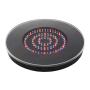 Fortune Products LB-RGBW-10B Super Bright 80 LED Light Base, 10 1/4'' Diameter, 1'' Height, Multi-Color Black Body