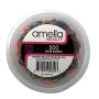 500 Count Rubber Bands in Re-closable Container for Ponytails and Braids (Assorted Colors)