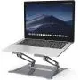Besign LS05 Aluminum Laptop Stand, Ergonomic Adjustable Notebook Stand, Riser Holder Computer Stand Compatible with Air, Pro, Dell, HP, Lenovo More 10-15.6'' Laptops (Grey)