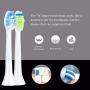 Vsmile Sonic Electric Toothbrush Lasts 80 Days on One Charge Rechargeable Inductive Charging with Travel Case Decent Box 5 Modes 6 Replacement Heads, 2200mAh Battery