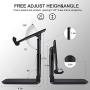 Cell Phone Stand, Angle Height Adjustable Cell Phone Stand for Desk, Foldable Cell Phone Holder, Cradle, Dock, Tablet Stand, Case Friendly Compatible with All Mobile Phone/iPad/Kindle/Tablet