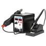 CO-Z 2 in 1 SMD Soldering Iron & Hot Air Rework Station with LED Display, 898D Soldering Kit with Heat Gun, Digital Electronic Repair Tool with 11pcs Soldering Tips