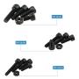 SZHKM 480Pcs Grade 12.9 Nuts and Bolts Assortment Kit M3 M4 M5 Socket Head Cap Screws Set Alloy Steel Machine Screws and Nuts Black with Wrench