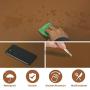 TESOBI Large Natural Cork & Leather Desk Pad, Double-Sided Desk Protector, Smooth Surface Mouse Pad, Waterproof Desk Mat for Office/Home/Gaming (24'' x 14'' Grayish Brown)
